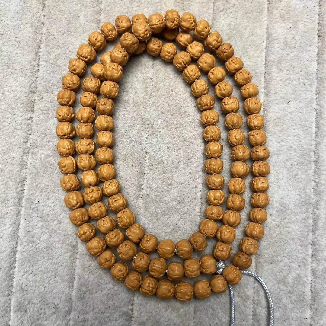 佛手五爪金龙108*12mm佛手金刚菩提手串肉包子五爪金龙脖挂