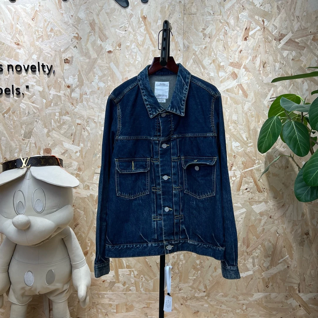 95新 maje (pm)水洗牛仔夹克外套 3码 ys000042
