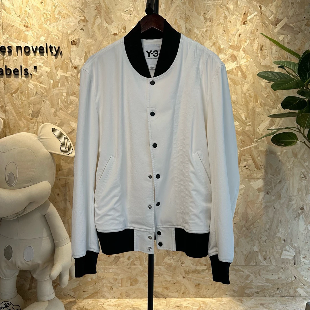 Y-3 白色棒球服 L码 98新 ys001254