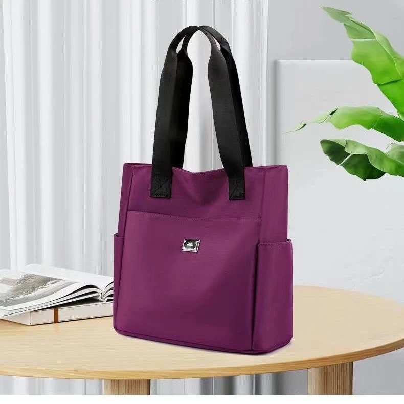 2025新款女包牛津布韩版单肩包大容量轻便帆布包高级感时尚托特包