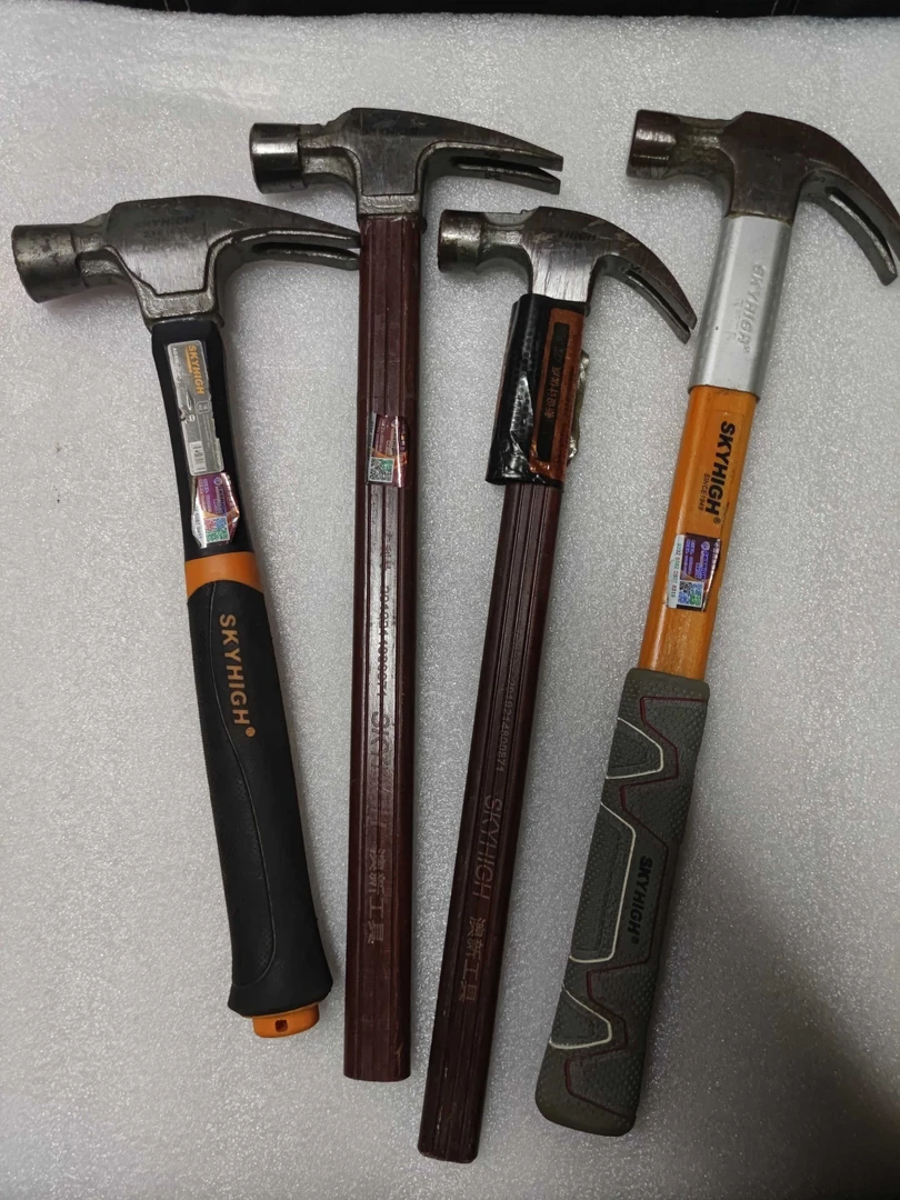 澳新羊角锤潮湿生锈锤子处理榔头清仓弯角高碳钢橡胶柄木柄铁锤