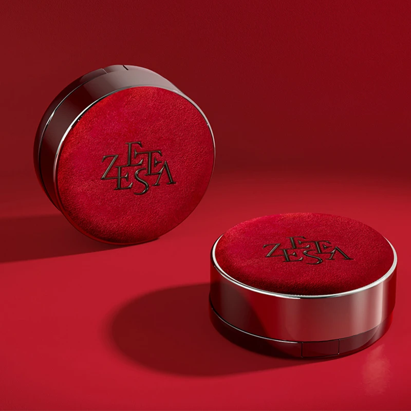 ZEESEA滋色鎏金遮瑕双层气垫粉饼持妆 轻薄奶油肌妆效-效期1年