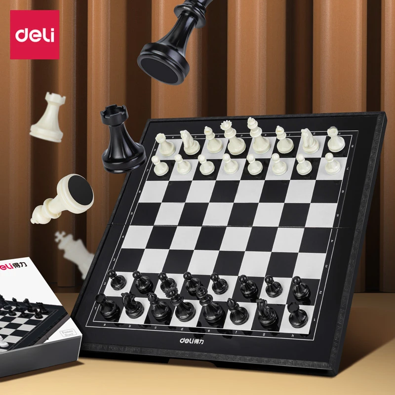 Deli/得力得力6758磁性国际象棋/斗兽棋儿童学生早教类