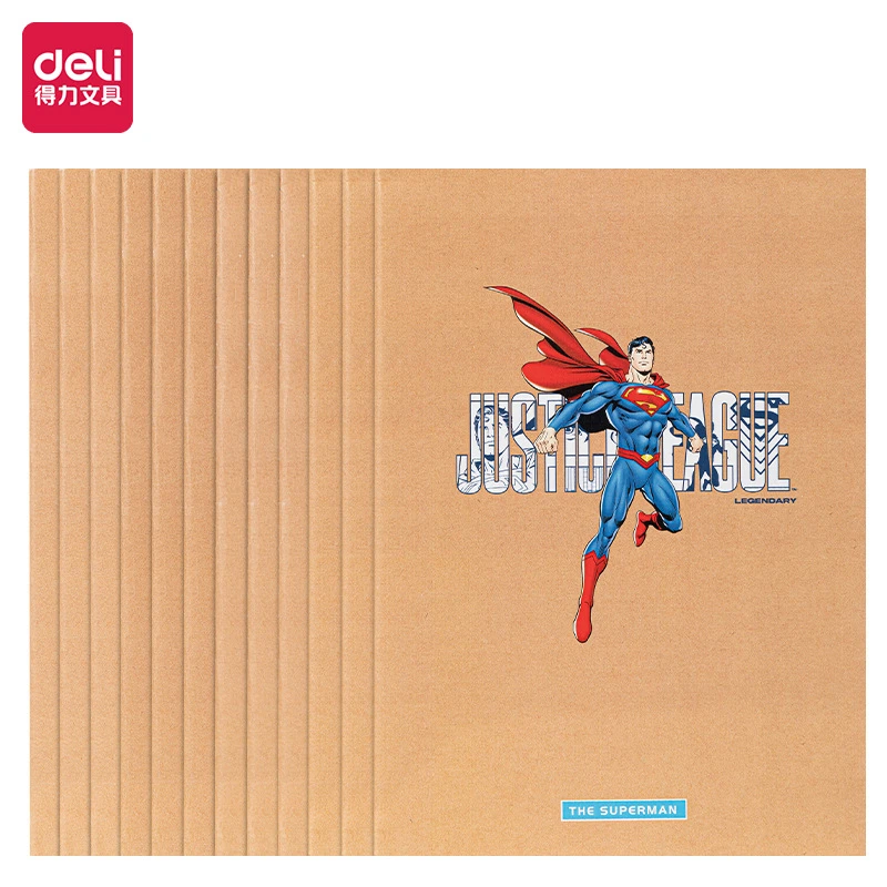 得力正义联盟缝线本VFB540软抄本40张初高中学生用本子日记本