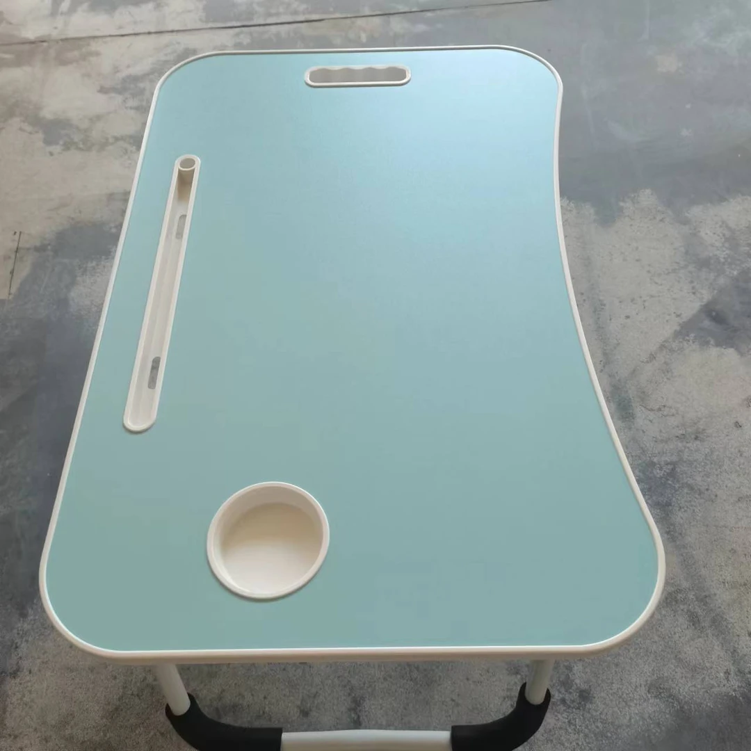 新疆包邮折叠注塑素色小书桌床上桌简约