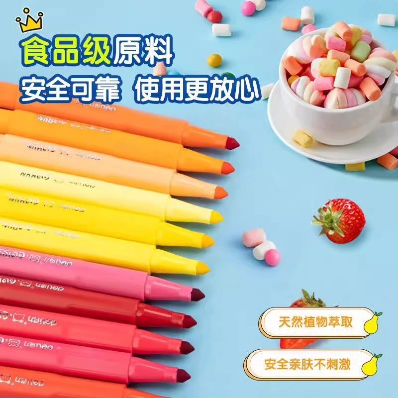 新疆包邮迷你水彩笔12/24/36色可水洗画笔彩笔小学生用锥头HM512