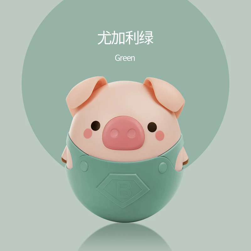 贝易BEIE大不倒翁0到3岁婴儿玩具宝宝学爬儿童洗澡戏水玩具猪