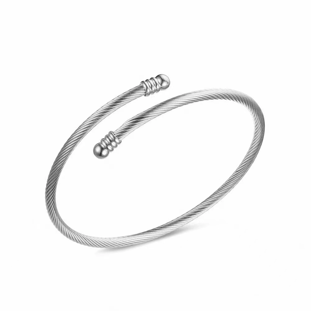 合金材质手工串珠用DIY麻花手镯*1