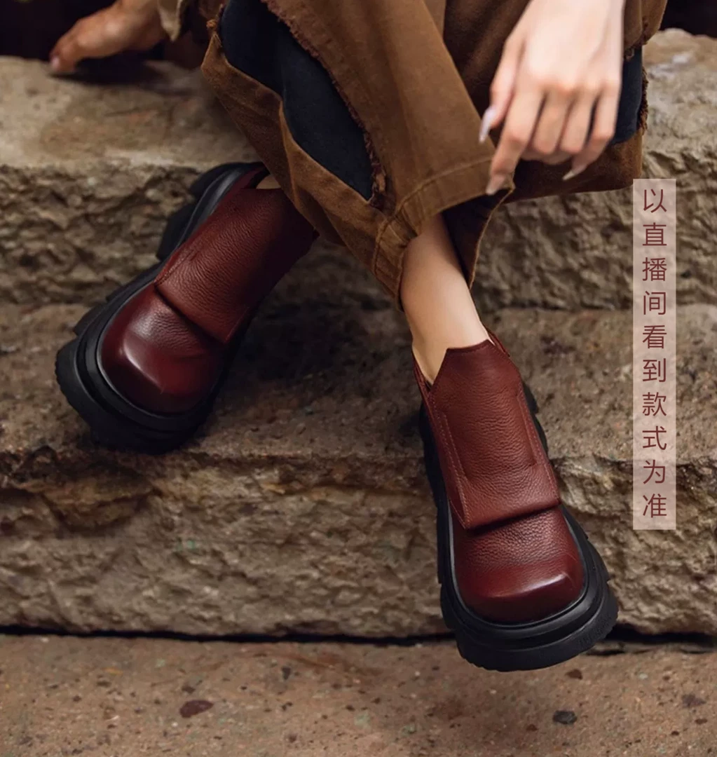 A头层牛皮女鞋 《孤品》《默认瑕疵》介意勿拍 直播间下单有效