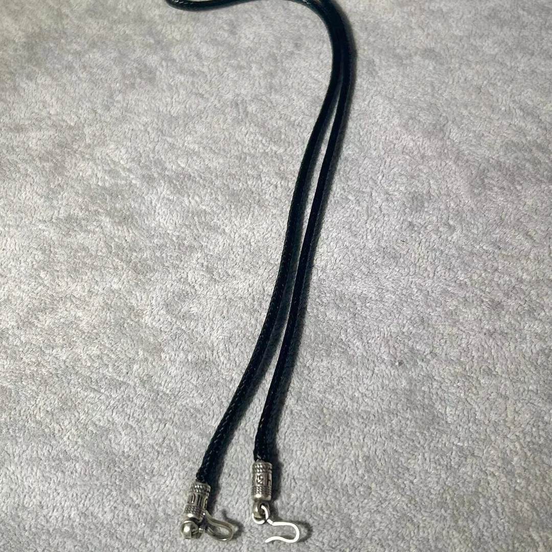 链子925银 925银 (老银世家） 百搭 皮绳