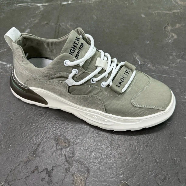 男鞋夏季2024年透气休闲冰丝布鞋男潮流百搭轻便轻底板鞋k520浅绿