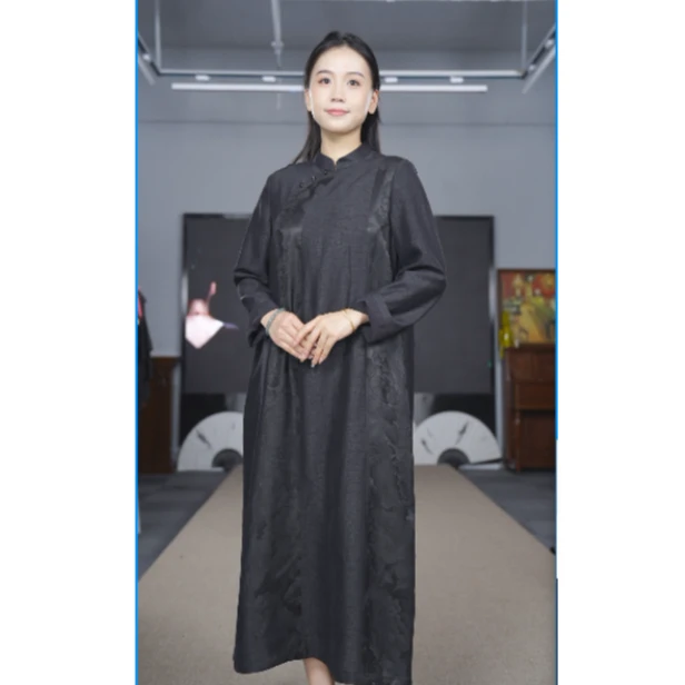 【万象有衣】原创-高端女装原创设计款连衣裙5427