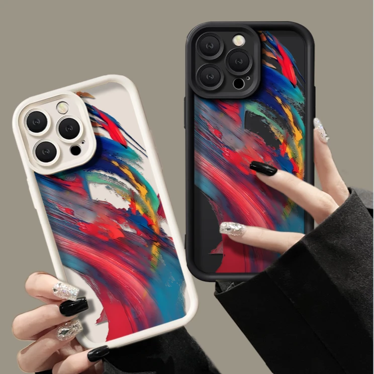 泼墨苹果oppo小米vivo华为60iPhone15Promax手机壳14promax13