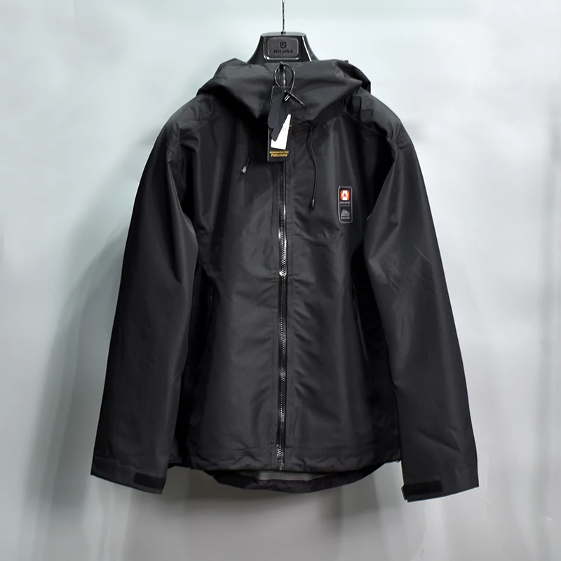 男士秋冬季压胶款出口外贸订单全压胶防风防水上衣  2274