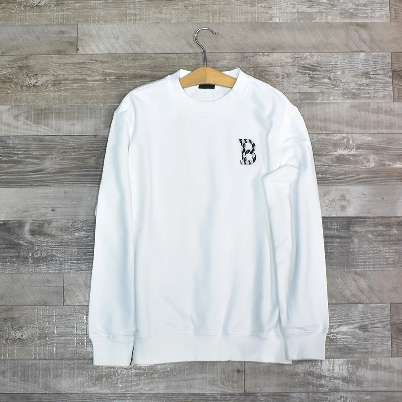 秋冬季男士圆领卫衣全棉上衣毛圈内里衣服打底衫   2061