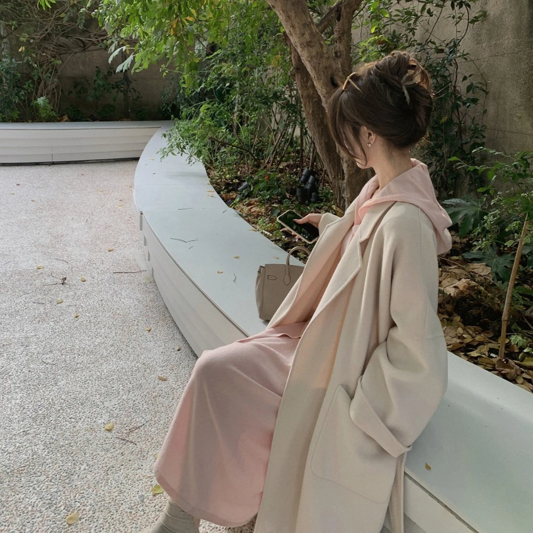 ASM ANNA◆经典返场！五周年大衣～洋气慵懒羊绒/澳毛大衣A3271