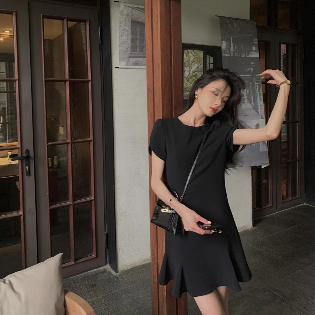 ASM ANNA◆the little black dress系列A8120小黑醋酸高端连衣裙