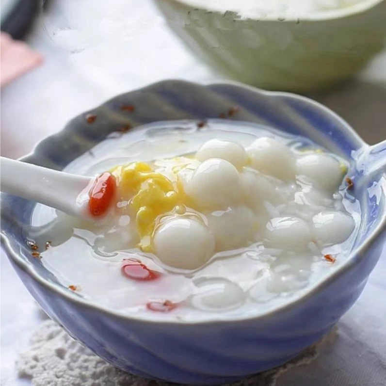 花生馅甜酒黑芝麻汤圆1份（热）