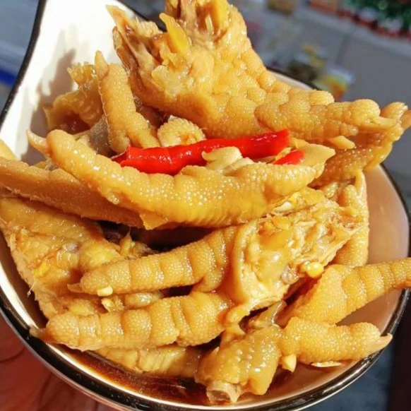 网红柠檬百香果酸辣鸡爪