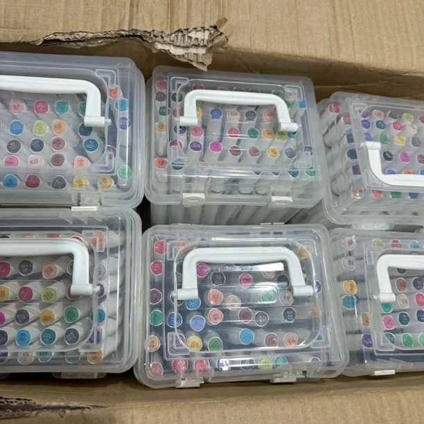 儿童马克笔小学生专用水彩笔无毒48色手绘绘画油性双头马克笔