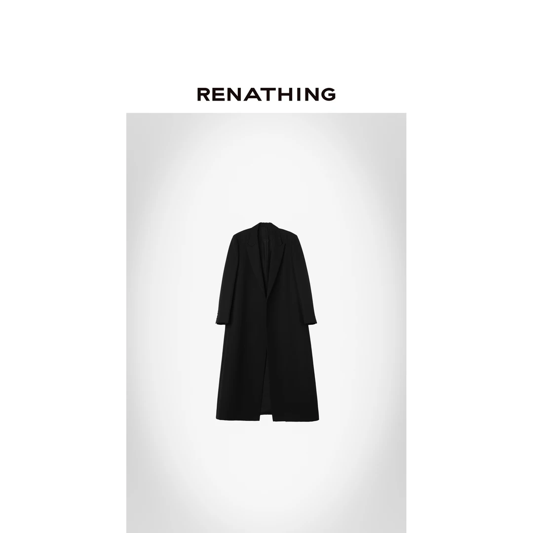 【RENATHING】经典廓形西装大衣外套