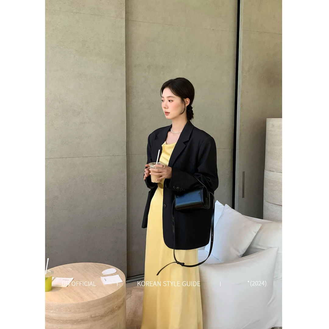 DH OFFICIAL 大花【高光裙 Dress】法式浪漫宴会小众修身优雅连衣裙