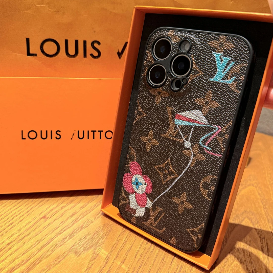 iPhone16手机壳圣诞款老花苹果15promax卡通小众适用14pm全包13女