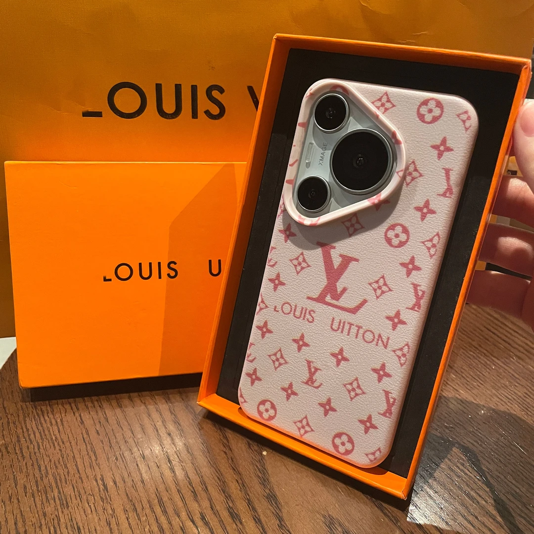 适用华为pura70pro手机壳老花mate60pro荔枝纹防摔50pro新款女40P