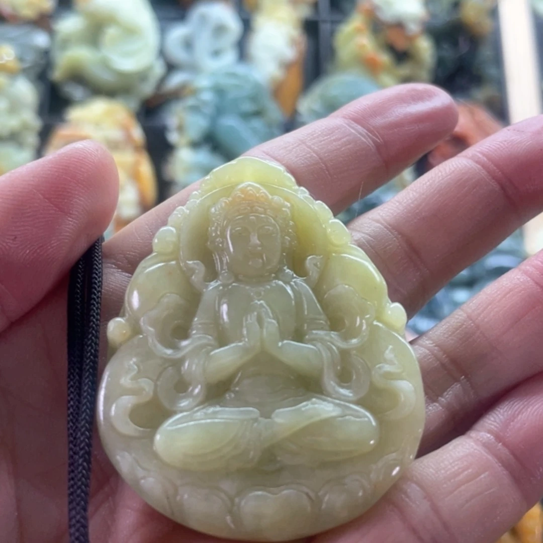 【闪购商品】蛇纹石玉颈饰合金