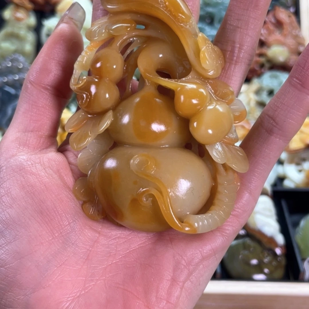 【闪购商品】蛇纹石玉颈饰合金婷*