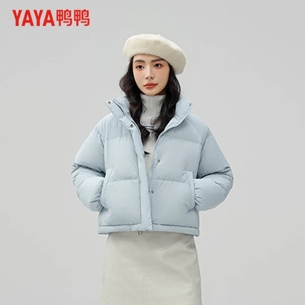 YAYA/鸭鸭羽绒服百搭秋冬时尚保暖休闲短款外套羽绒服YE3B614021A