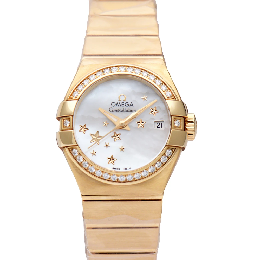 未使用 Omega/欧米茄 星座123.55.27.20.05.001/27mm自动机械女表