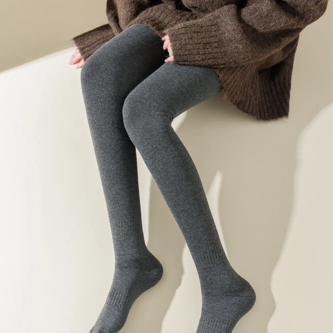 【3双加厚大腿袜】到大腿根女秋冬加厚过膝长筒袜防滑高筒保暖显瘦