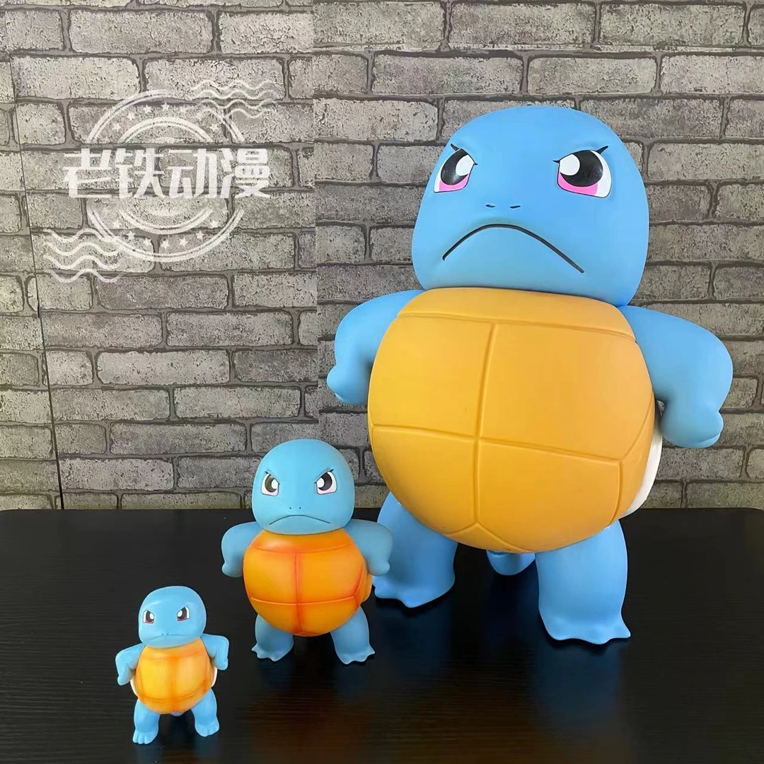 神奇宝贝大中小号傲娇杰尼龟手办模型桌面车载摆件个性潮玩礼物