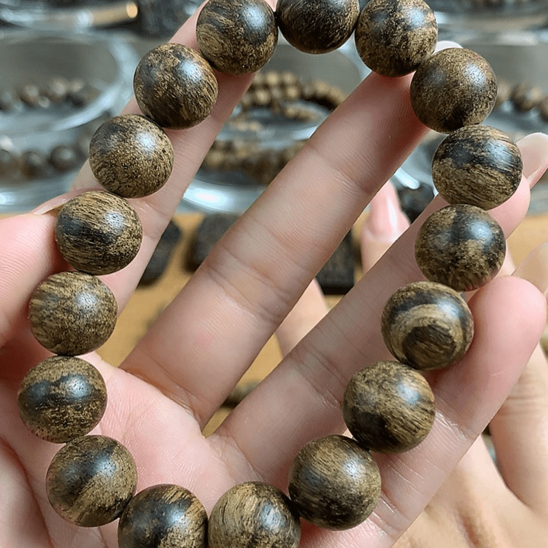 【闪购商品】沉香手串文莱软丝沉香1.35，正区绝品