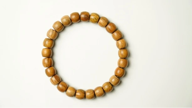 绿檀手串直切精工