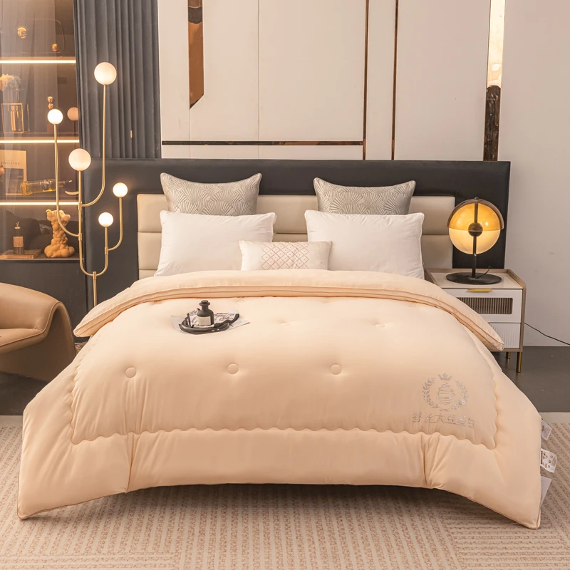 【南极恋】蚕丝大豆双蛋白被子春秋被夏被冬被保暖加厚双人学生宿舍