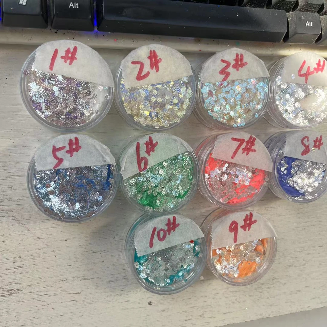 猛男家大吉系列闪粉亮片diy手工流麻美甲材料