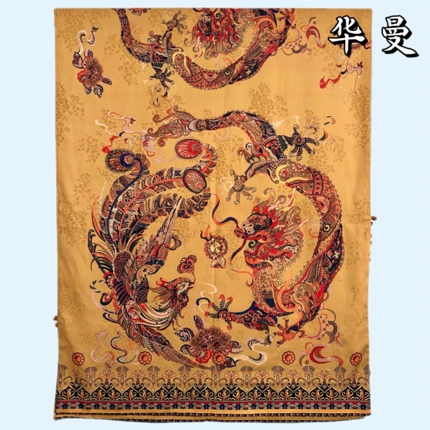 【飞龙在天】香云盘扣披肩保暖秋冬加厚长巾围脖高档国风大方双面