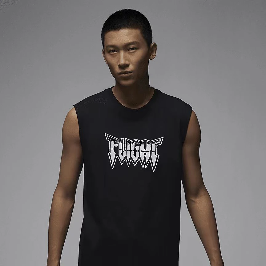 【NK/就近门店发货】NIKE耐克男子AJ黑色背心FN6022-010