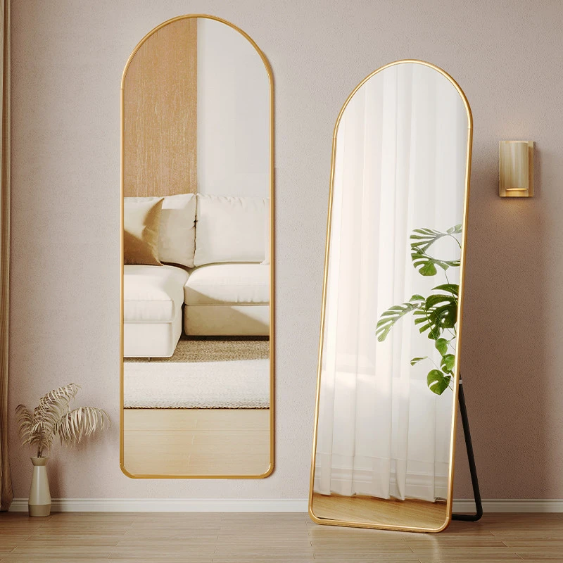 镜子全身穿衣镜女生卧室网红落地镜ins风家用挂墙壁挂立体试衣镜