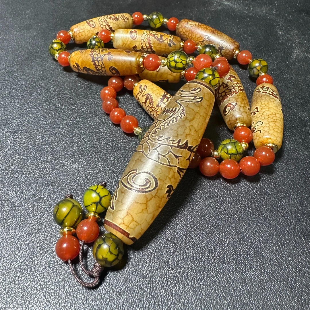 珍藏玖龙h主玛瑙项链