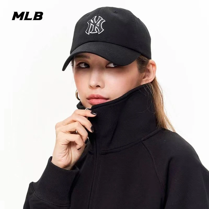 MLB男女情侣户外运动时尚刺绣百搭遮阳帽中性休闲棒球帽3ACP0113N