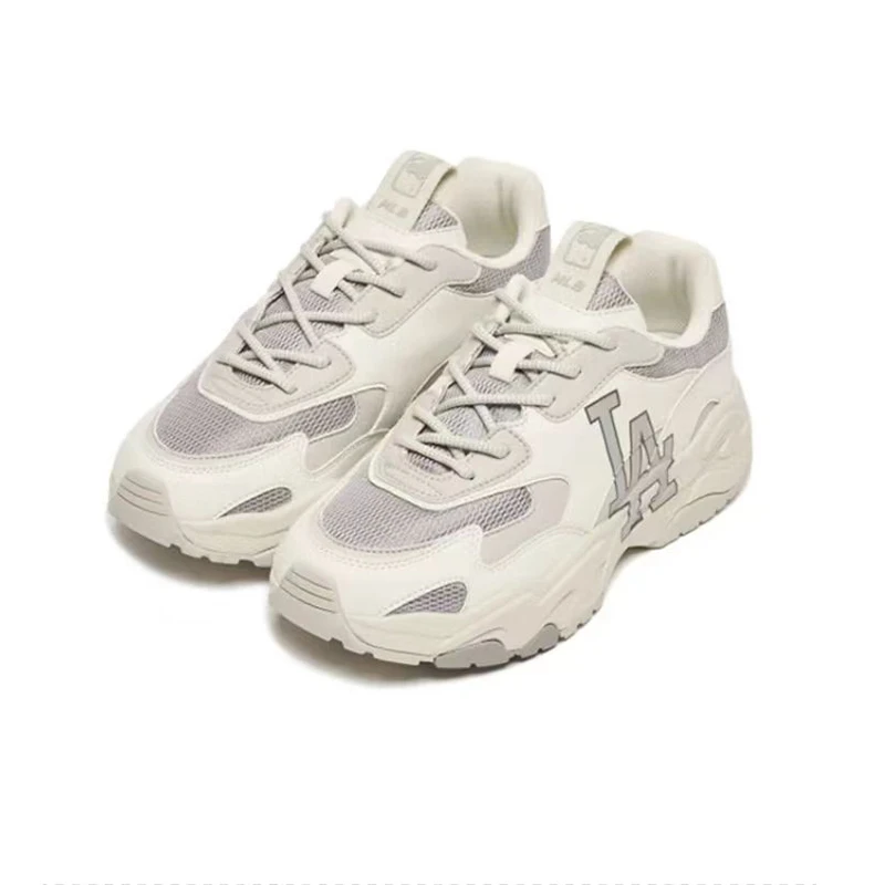 MLB男女老爹鞋增高厚底鞋运动复古休闲时尚百搭透气冬季32SHC3111