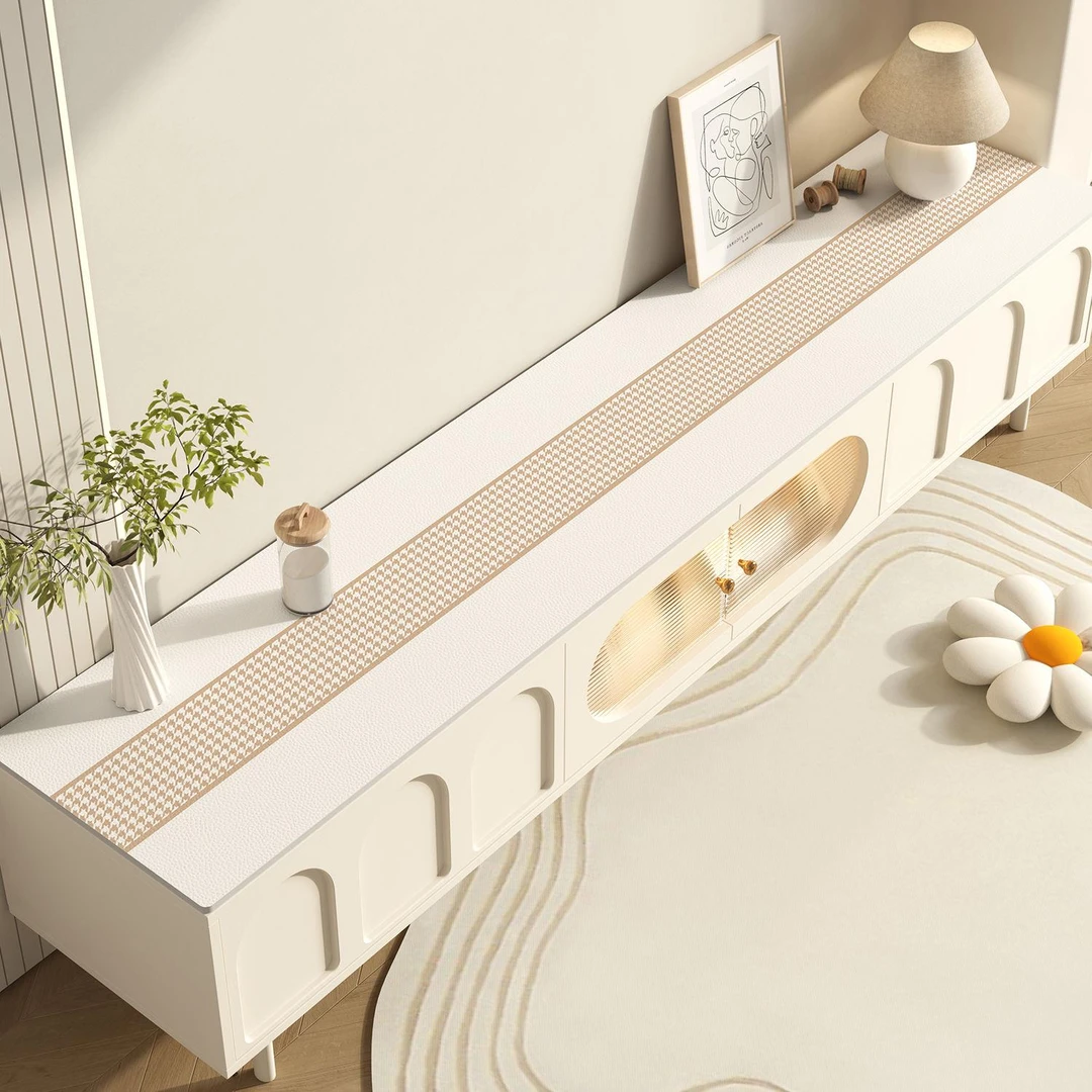 电视柜台面垫吸水长方形硅藻泥盖垫新款电视防尘罩长条防砸防尘罩