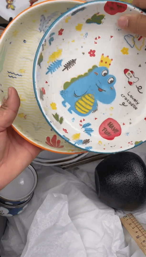 【闪购商品】瓷片两只默认微瑕，看清尺寸品相再拍