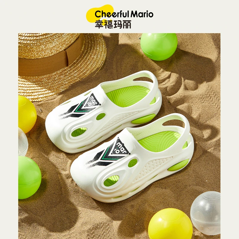 洞洞鞋儿童拖鞋2024新款男童夏季中大童男孩防滑沙滩凉拖鞋外穿