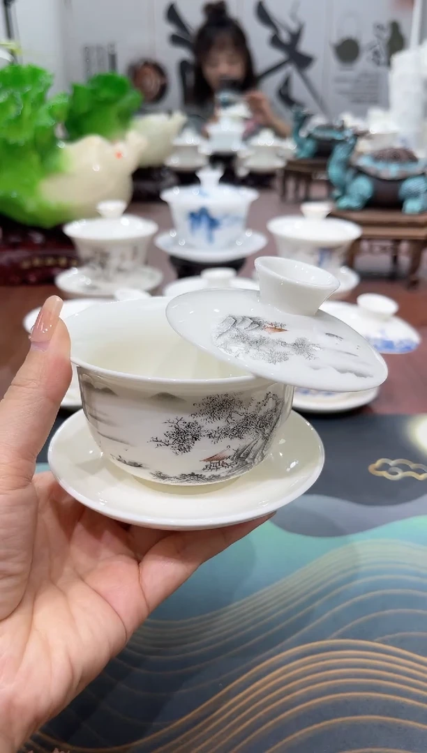 【闪购商品】小号山里人家元宝盖碗