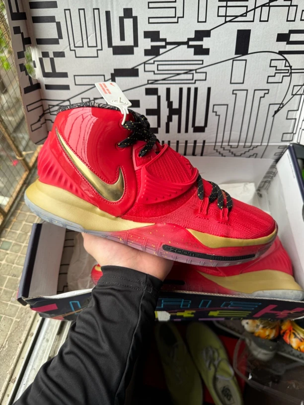 44码/Nike 欧文6全明星宝石红 全新原盒 公价1199 篮球鞋