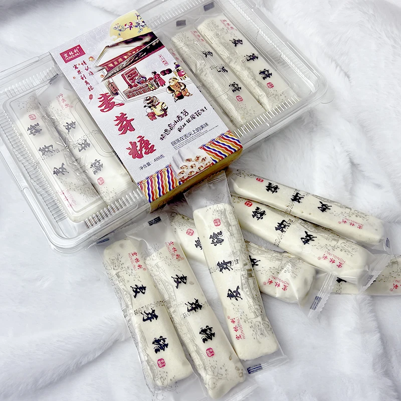 宏林利麦芽糖芝麻传统制作麦芽糖含有花生新年夹心无添加童年怀旧